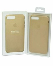 Genuine Original iPhone 7 Plus Apple Leather Case - Tan Colour - FREE P&P!