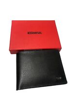 Mens Diesel Black Leather