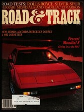 NOVEMBER 1981 ROAD & TRACK MAGAZINE FERRARI MONDIAL, ROLLS ROYCE SILVER SPUR
