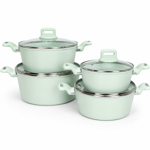 4pc zoya pastel green stockpot - 4pc,