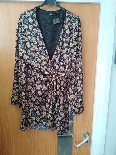 Zara black satin - bn, satin/yellow