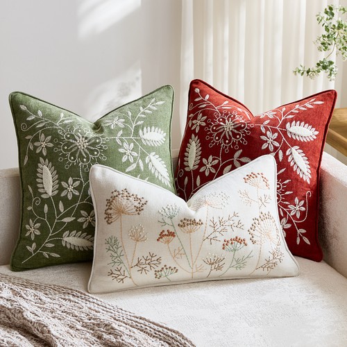 Floral chenille embroidery - floral,
