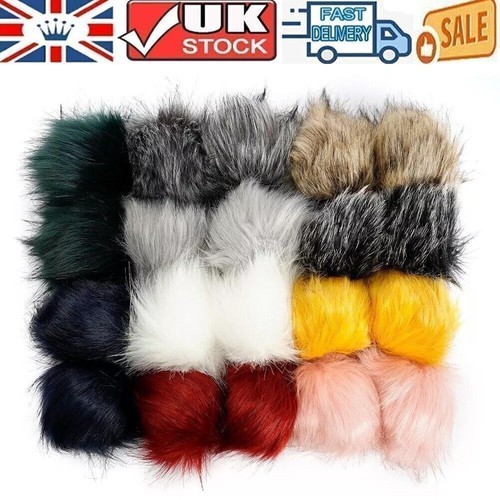 20pcs faux fur pom - fur,