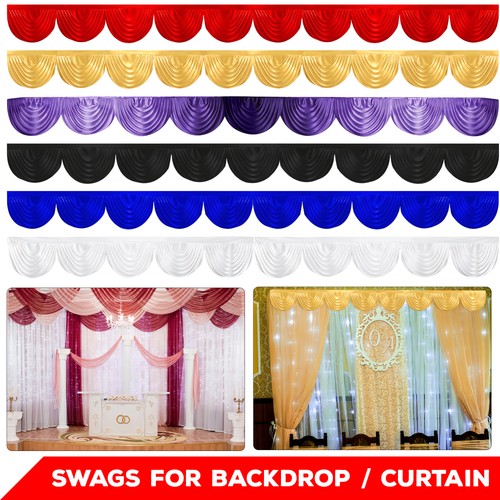 Long swags for curtains - 3m,