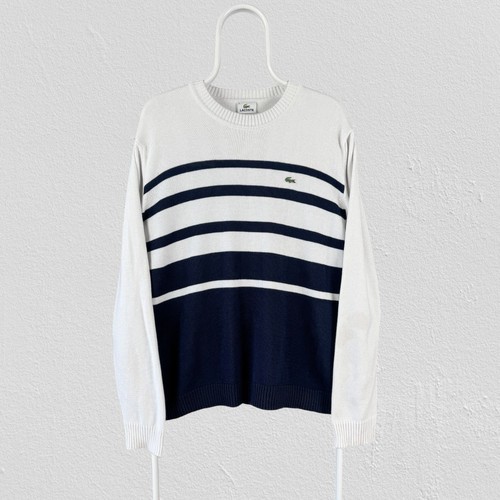 Vintage lacoste white navy - vintage,