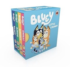 Bluey Little Library – 4 Mini Board Books Box Set for Toddlers Ages 1–3