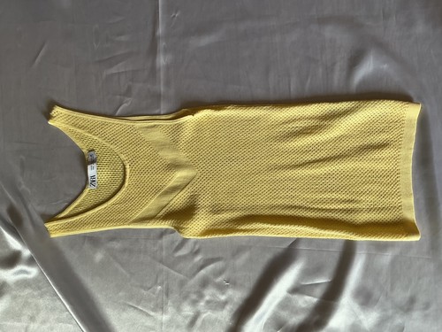 Zara yellow open knit - yellow,