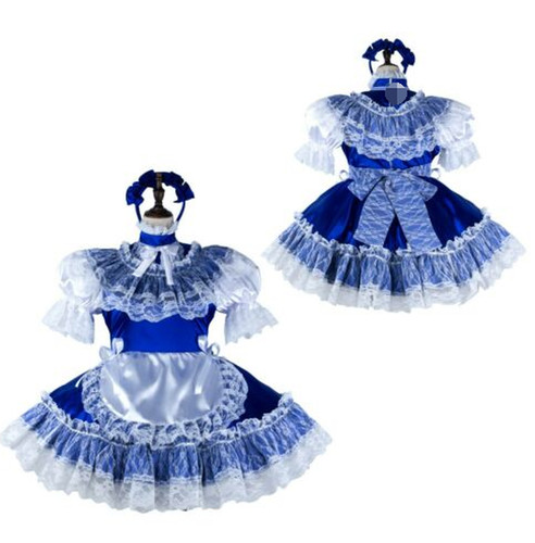 Blue sissy girl - sissy, maid