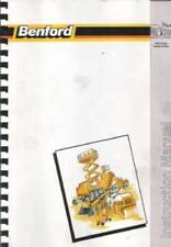 BENFORD 1000 RANGE TANDEM ROLLER TV1000 TV1200 OPERATORS MANUAL - TV 1000 1200