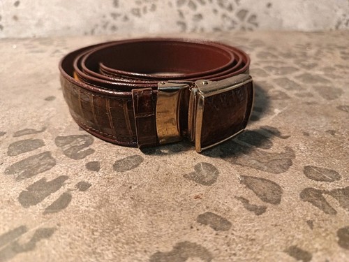 Real crocodile brown men - crocodile, men's