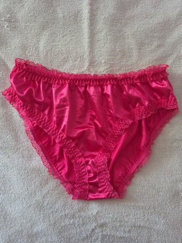 Satin ruffle frilly knickers - satin,