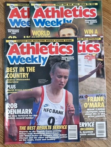 Athletics weekly magazines - athletics,