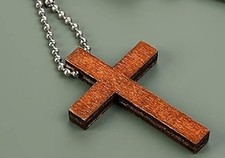 40 - SMALL WOODEN CROSS WITH