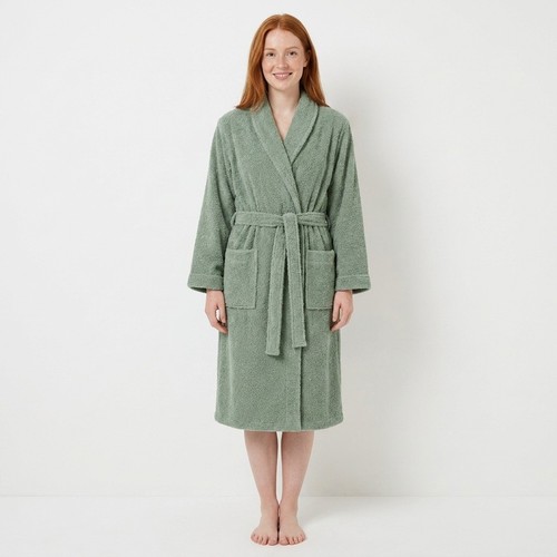 Earthy rose terry cotton - rose,