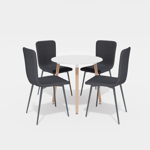 80cm round dining - table, &