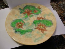 Large Royal Doulton D6343 Water Lily Charger 34cm Diameter