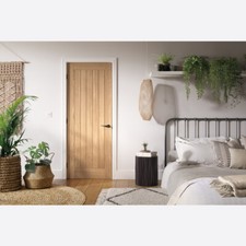 LPD Internal Oak Belize Cottage Style Solid FD30 Fire Doors