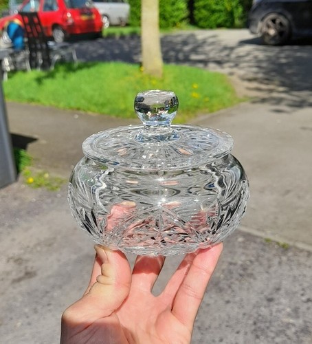 Antique cut lead crystal - cut, glass