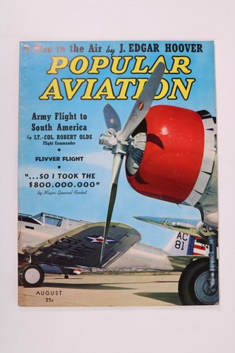 Vintage popular aviation - popular,