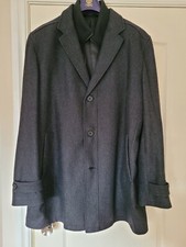mens tweed overcoat xxl