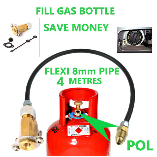 Metres flexi pipe refill - metres, set