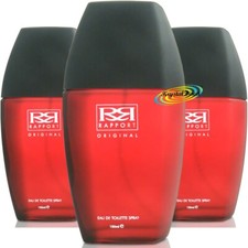 3x Rapport Red Original Eau De
