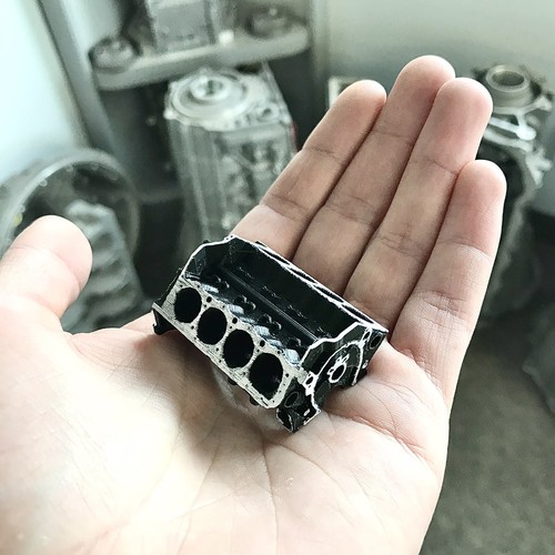 Miniature small block - block, chevy