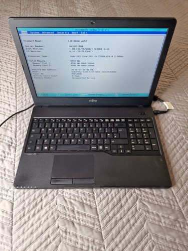 Fujitsu lifebook a557 - lifebook, 15.6"
