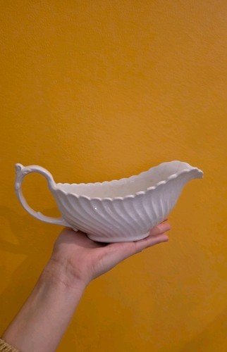 Antique porcelain gravy boat - antique,