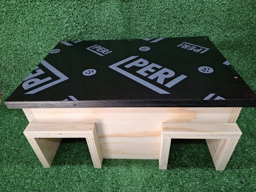 Hedgehog feeding station fully - feeding,