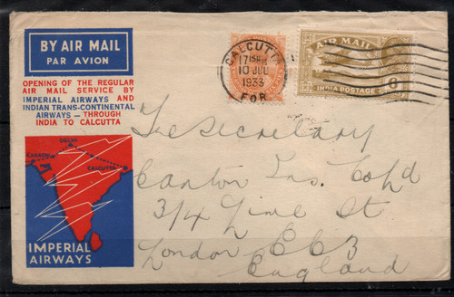 India 1939 imperial - 1939, airways