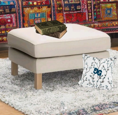 Ikea karlstad footstool cover - karlstad,