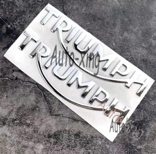 Silver 3D MOTORCYCLE TRIUMPH