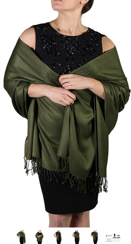 Handcrafted pashmina scarf - handcrafted,