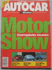 AUTOCAR 21/10/1992 featuring