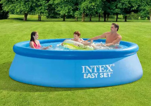 Intex easy set pool - set, up