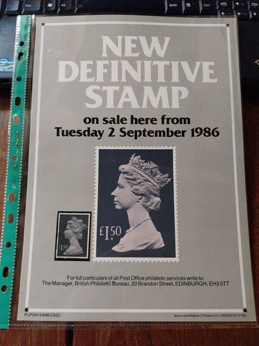 1986 post office poster new - post, ''new