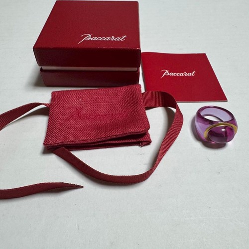 Baccarat crystal ring - baccarat,