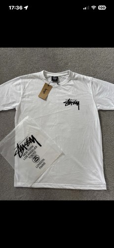 Stussy tshirt with printed - stussy,