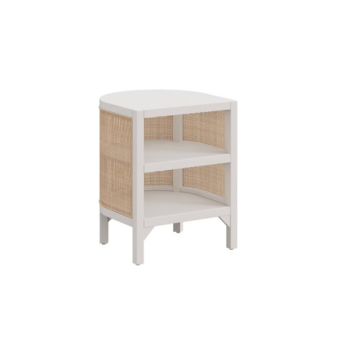 Whalen semi circle rattan side - semi,