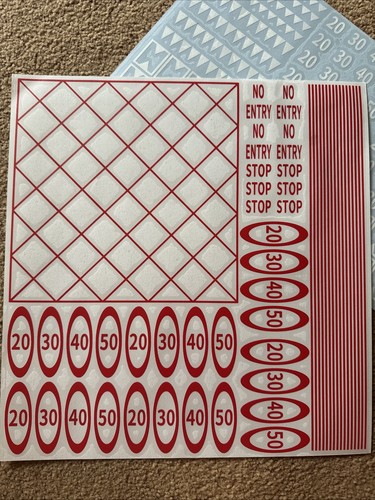 Gauge road markings vinyl - oo,