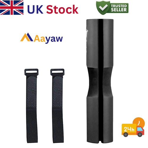 Barbell pad with fastening - with,