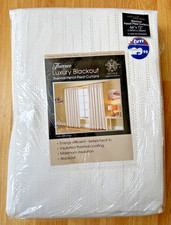 Florence Spot Jacquard Thermal Blackout Curtains 66x72 Beige Cream Pencil Pleat