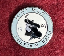 Enamel Badge Motorcycle Rally