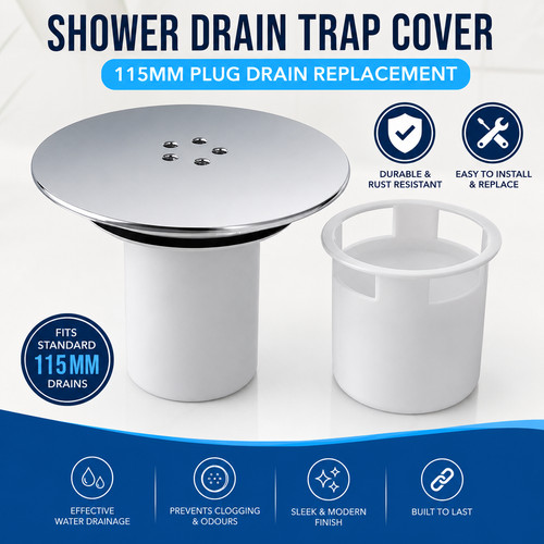 Shower drain trap cover - drain,