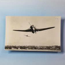 WW2 Military Raf Aircraft Postcard C1940 Real Photo Miles Master Mk1