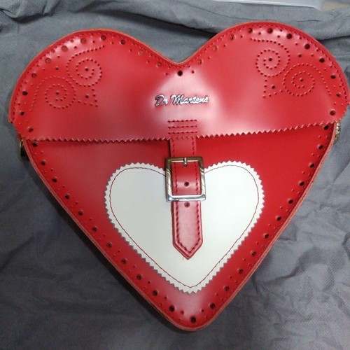 Martens red leather - red,