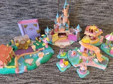 Polly Pocket Bundle Sets Joblot Vintage Bluebird 1996 Cinderella Castle etc