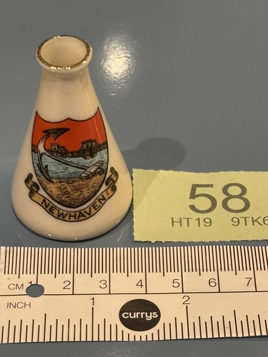Goss crested china urn - china,