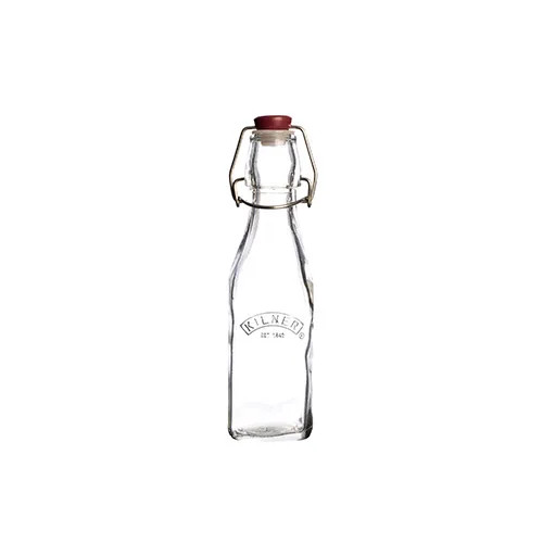 Kilner square clip top - square, bottle